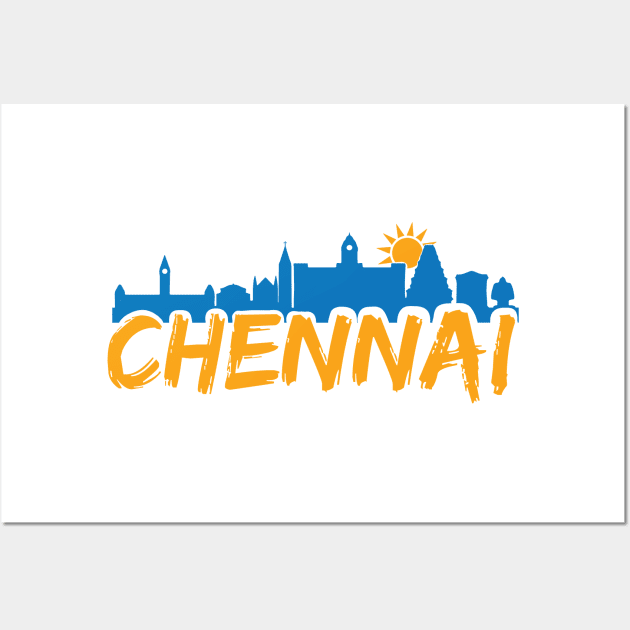 I love Madras Chennai Tamil Language Quote Wall Art by alltheprints